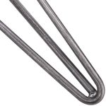 Pies para mesa y mueble estilo vintage Patas en acero 3 varillas 41 cm 4-pack - IN04400 - 07