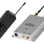 Cámara Wireless 2.4 GHz en botón de camisa con micrófono - VDV 071 - 01