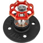 Perchero de pared de acero 1 gancho grifo. Colgador de ropa y toallero de tubo industrial - IP07600 - 09