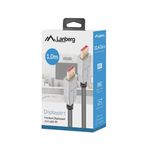 Cable Lanberg DisplayPort 1.4 macho a DisplayPort 1.4 macho 20 pines 1m 8k negro CA-DPDP-20CU-0010-BK - DP10800 - 04