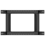 Armario Rack abierto 19" 22U F1000 600x1000x1229mm desmontado DIY negro Lanberg - WL58700 - 04