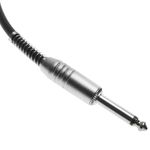 Cable audio micrófono instrumento mono jack 6.3mm macho a macho de 3m - AX06300 - 06