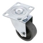 Ruedas pivotantes industriales de metal sin freno 50 mm 4 unidades - QR00800 - 08