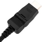 Cable HDMI-A macho a HDMI-A macho de 50 cm con rotación de 180 grados - HG05000 - 05
