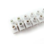 Regleta de conexión de cables eléctricos de sección 10mm² blanca - VH06200 - 05