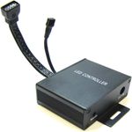 Controlador para tira de LEDs RGB de 18A con control remoto IR (A) - VF08400 - 01