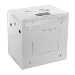 Armario rack mural 19'' 12U 600x450x639 mm de pared SOHORack de RackMatic de color blanco RAL 9035 - WR41400 - 02