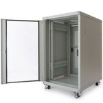 Armario rack 19" de pie 20U 600x800x1000mm blanco MobiRack GO montado - WB05200 - 04