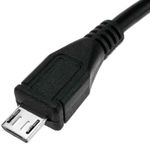 Cable USB 2.0 para fijación a panel microUSB macho a USB A hembra - UB01000 - 08