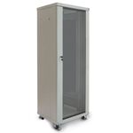 Armario rack 19" de pie 42U 600x600x2000mm blanco MobiRack GO montado - WB07100 - 01