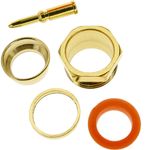 Conector dorado BNC RG6U macho para roscar - BN03300 - 04