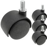 Rueda pivotante de nailon sin freno 40 mm M10 4 pack - KR00400 - 01