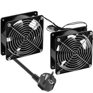Ventiladores de techo para armario rack 19" de 2 x 120mm 220VAC