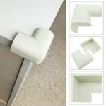 Protector de seguridad infantil para esquinas de muebles o mesas 4 unidades beige - SN00900 - 02