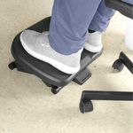 Reposapiés con plataforma ajustable de plástico negro 450 x 330 mm con 3 alturas - AG00900 - 03