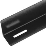 Guías laterales fijas de soporte para armario rack 19 negro 700mm - RM04400 - 05