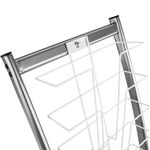 Expositor portafolletos 31 x 126 x 35 cm con 9 compartimentos para folletos y revistas - LX09300 - 09