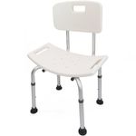 Silla de ducha antideslizante regulable en altura para baño - KD00500 - 10