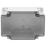 Caja de superficie rectangular transparente IP66 libre de halógenos LSZH 120x170x70mm - AE16500 - 04
