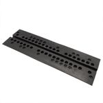 Pasacables de suelo para protección de cables eléctricos 1 vía 99x30 cm y reductor de velocidad - BT03300 - 04