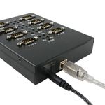 Adaptador USB a RS232 Titan de 8 puertos serie y montaje raíl DIN - UB08700 - 05