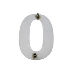 Número 0 en acero inoxidable de 150mm para rotulación - NZ02000 - 02