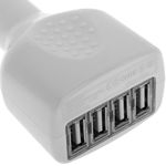 Cargador de mechero para coche. Fuente de alimentación 12 VDC con 4 puertos USB tipo A 2.1A - AU02600 - 02