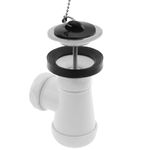 Sifón botella extensible con válvula para lavabo-bidet 1"1/2 x 70 mm - KS20300 - 03