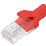 Cable de red ethernet Cat. 6 UTP de 2 m de color rojo PCU6-10CC-0200-R - RJ10400 - 06