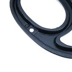 Número 9 en metal negro de 95mm con tornillería para rotulación - NZ01900 - 05