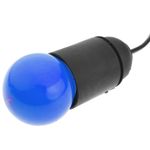 Bombilla LED G45 E27 230VAC 0,5W luz azul - NT09200 - 03