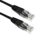 Cable de red ethernet Cat. 5e UTP de 1 m de color negro - RL04300 - 01