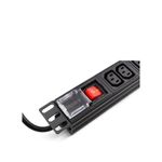 Regleta rack 19"; 12 X IEC con interruptor Lapara Networking - LA-00030512 - 06