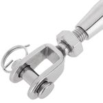 Tensor de cable de acero. Modelo de horquilla a anilla de rosca 10 mm - NY04800 - 07