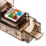 Conector UTP Cat.6 RJ45 macho crimpado automático pack 6 unidades - RC15000 - 03