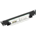 Patch panel 10" para armario rack 8-port RJ45 Cat.5e UTP 1U - TR03100 - 03