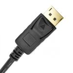 Cable Displayport 1080p FullHD para transmisión de audio y vídeo digital de 2 m color negro - YP00200 - 04