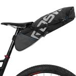 Bolsa de sillín de bicicleta de 10 litros. Maleta para ciclismo de lona negra impermeable - BK06300 - 06
