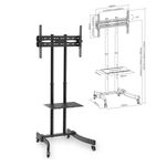 Soporte de pie con ruedas para pantalla plana TV LED LCD de 37"-70" 1715mm - OM01200 - 02