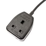 Cable eléctrico British Standard BS-1363-2 a IEC-60320-C14 de 0.4m negro - CL08200 - 03