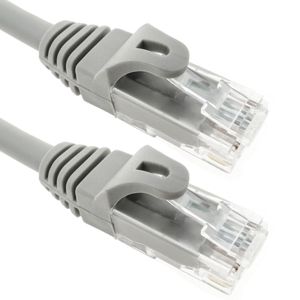 Cable de red ethernet Cat. 6a UTP de 1 m de color gris