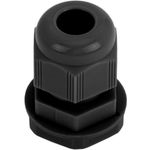 Prensaestopas de poliamida M12x1.5/8 negro - ES14100 - 05
