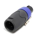 Conector speakon NL4FX 4polos macho - XP03300 - 02