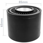 Foco LED de superficie Lámpara COB 9W 220VAC 6000K negra 85mm - NE05500 - 03