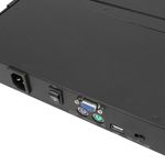 Consola IP65 para armario rack 19" 1U. Teclado mousepad y pantalla 17" VGA para servidor rack - RK02400 - 05
