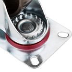 Ruedas pivotantes industriales de metal con freno 100 mm 2 unidades - QR01900 - 08