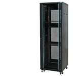 Rack de Suelo PHASAK 19" Pro Server · 600 x 600 mm · Montado con ventilación y accesorios incluidos - PHO 6637 - 01