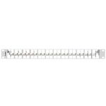 Patch panel configurable para keystone 19" blanco de 48 RJ45 con peine FTP Lanberg - RD15100 - 04
