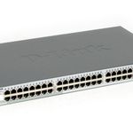Switch 48 puertos D-Link Web Smart 10/100/1000 Mbps mini GBIC con gestión - DGS-1210-48 - 02