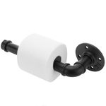 Portarrollos WC de 230 mm para papel higiénico de acero. Tubo industrial y vintage - IP06200 - 05